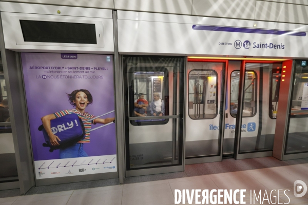 Aller a l aeroport d orly avec la ligne 14