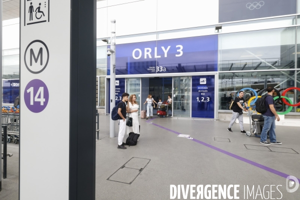 Aller a l aeroport d orly avec la ligne 14
