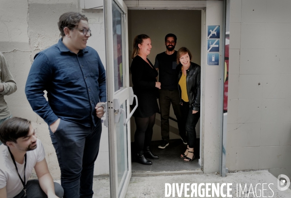 Election legislatives / Reunion de La France Insoumise au lendemain des resultats du second tour des election legislatives