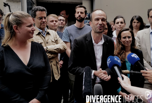 Election legislatives / Reunion de La France Insoumise au lendemain des resultats du second tour des election legislatives