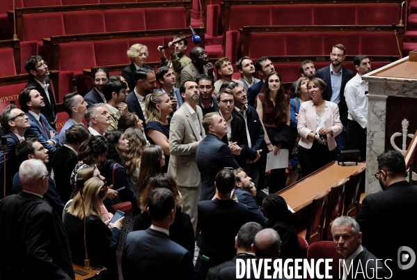 Assemblée Nationale/ Rentree des deputés de la France Insoumise