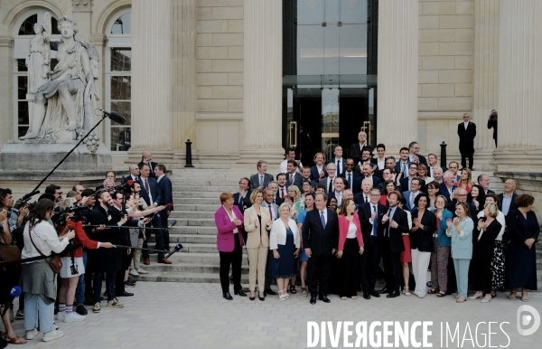 Assemblée Nationale/ Rentree des deputés du parti socialiste