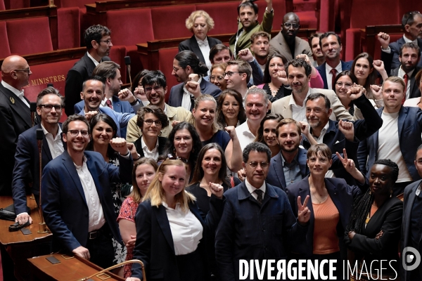 Assemblée Nationale/ Rentree des deputés de la France Insoumise