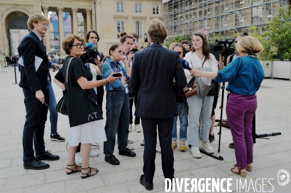 Assemblée Nationale/ Rentree des deputés du parti socialiste