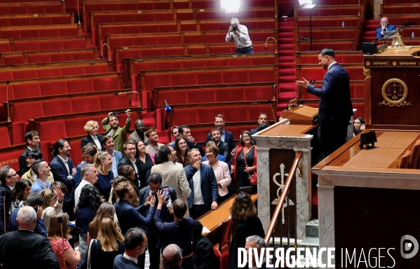 Assemblée Nationale/ Rentree des deputés de la France Insoumise