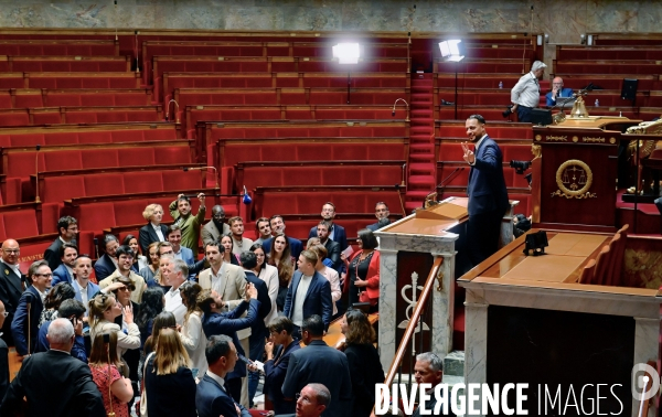 Assemblée Nationale/ Rentree des deputés de la France Insoumise