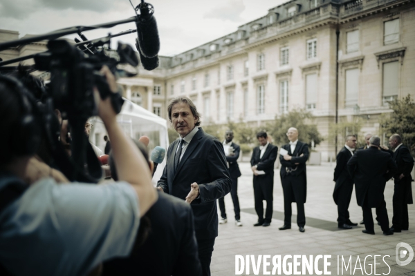 Accueil des députés à l’assemblée nationale