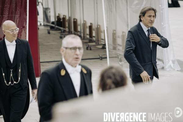 Accueil des députés à l’assemblée nationale