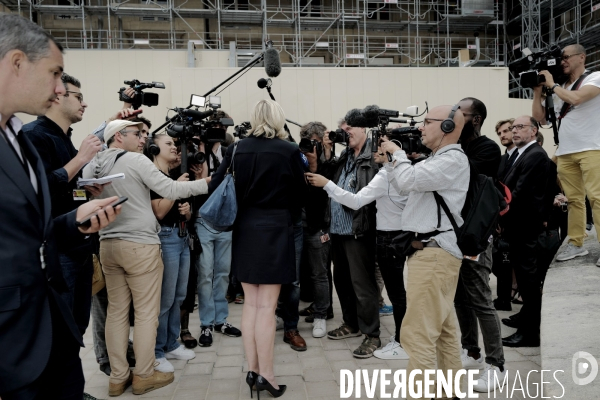 Assemblée Nationale/ Rentree des deputés du Rassemblement National