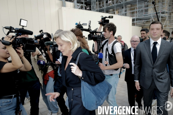 Assemblée Nationale/ Rentree des deputés du Rassemblement National