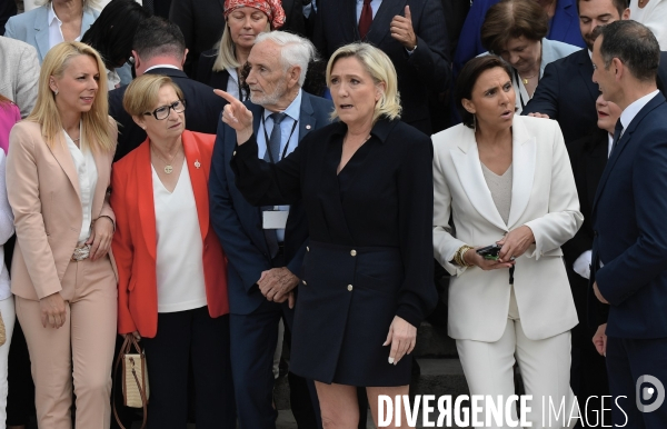 Assemblée Nationale/ Rentree des deputés du Rassemblement National