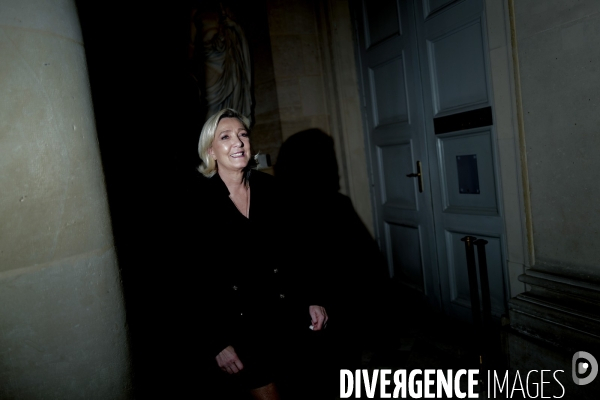 Assemblée Nationale/ Rentree des deputés du Rassemblement National