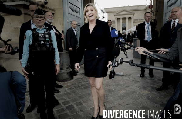 Assemblée Nationale/ Rentree des deputés du Rassemblement National