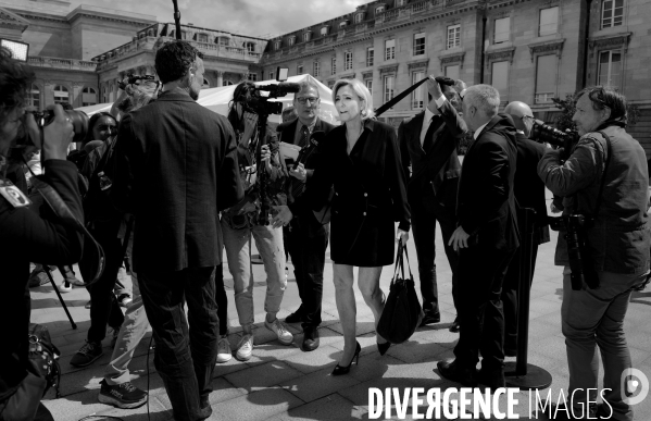 Assemblée Nationale/ Rentree des deputés du Rassemblement National