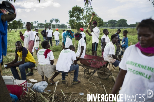 Le canal sur la riviere massacre, sujet de discorde entre haiti et republique dominicaine.