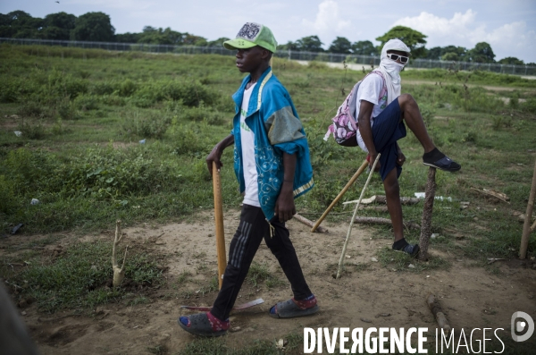 Le canal sur la riviere massacre, sujet de discorde entre haiti et republique dominicaine.