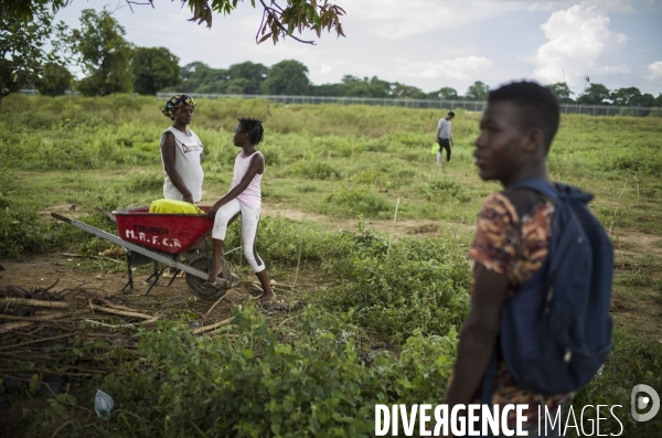 Le canal sur la riviere massacre, sujet de discorde entre haiti et republique dominicaine.