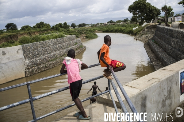 Le canal sur la riviere massacre, sujet de discorde entre haiti et republique dominicaine.