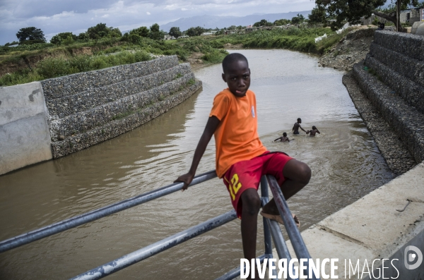 Le canal sur la riviere massacre, sujet de discorde entre haiti et republique dominicaine.
