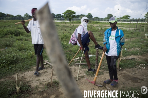 Le canal sur la riviere massacre, sujet de discorde entre haiti et republique dominicaine.