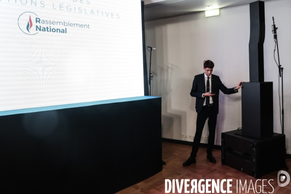 Legislatives 2024 - 2eme tour - soiree electorale du rn