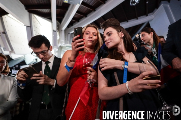 Legislatives 2024 - 2eme tour - soiree electorale du rn