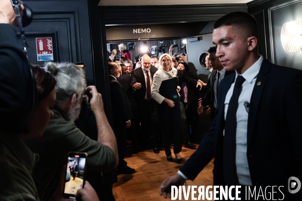 Legislatives 2024 - 2eme tour - soiree electorale du rn