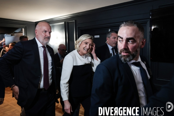 Legislatives 2024 - 2eme tour - soiree electorale du rn