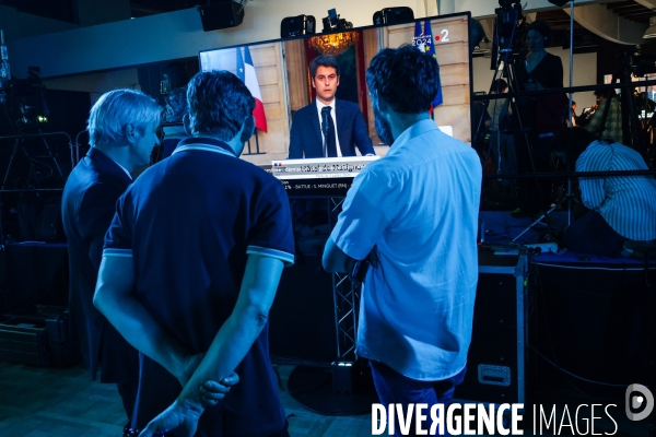 Legislatives 2024 - 2eme tour - soiree electorale du rn