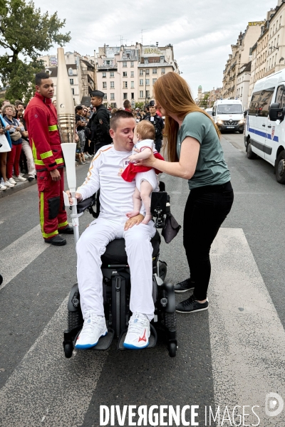 Parcours de la flamme olympique à Paris