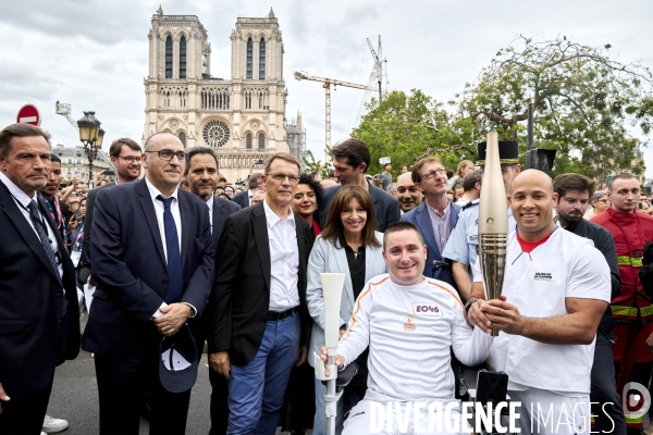 Parcours de la flamme olympique à Paris