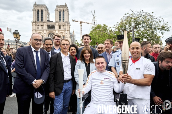 Parcours de la flamme olympique à Paris