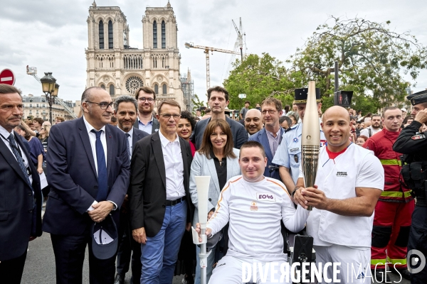 Parcours de la flamme olympique à Paris