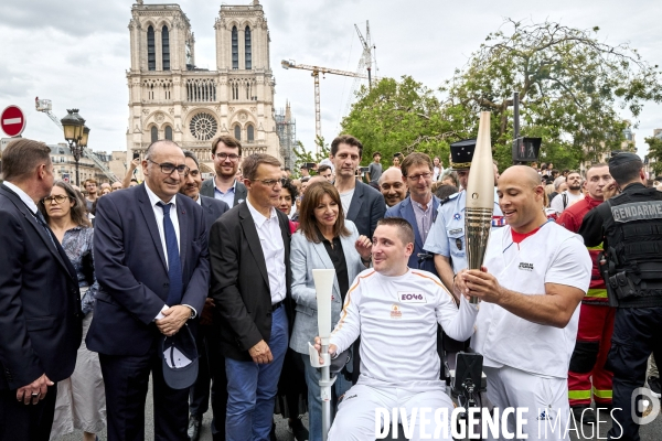 Parcours de la flamme olympique à Paris