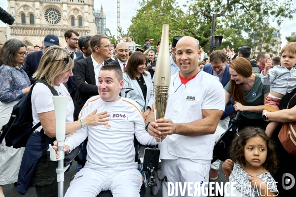 Parcours de la flamme olympique à Paris
