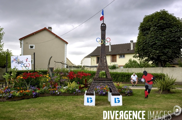 Livry Gargan decoration urbaine  hommage aux Jeux Olympiques 2024