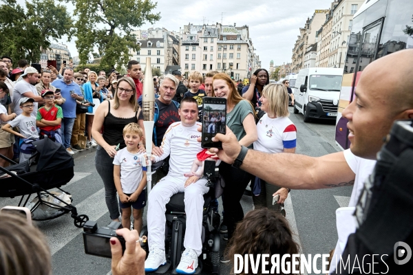 Parcours de la flamme olympique à Paris