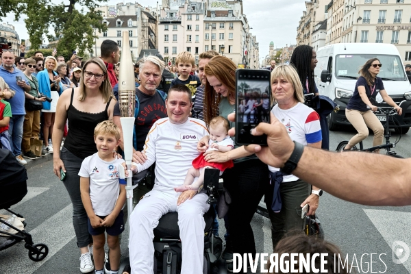 Parcours de la flamme olympique à Paris