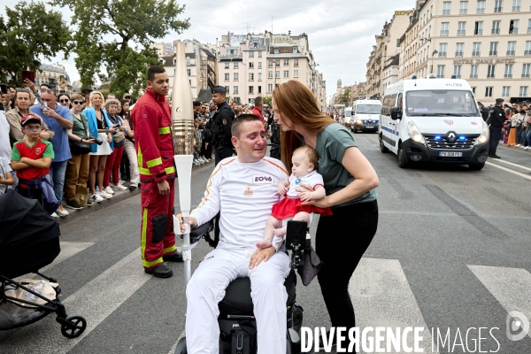 Parcours de la flamme olympique à Paris