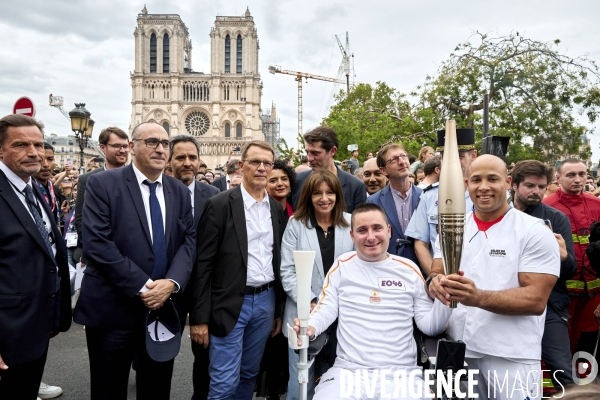 Parcours de la flamme olympique à Paris