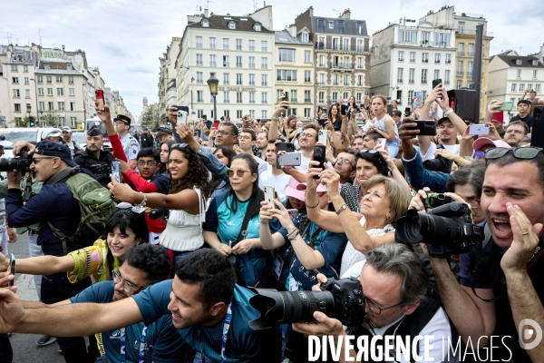Parcours de la flamme olympique à Paris