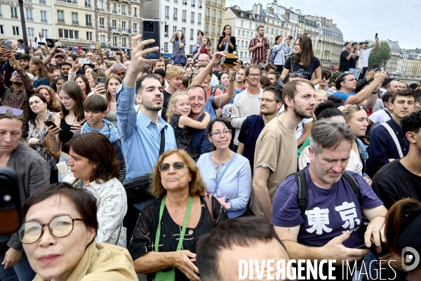 Parcours de la flamme olympique à Paris