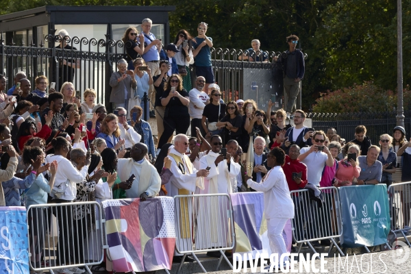 Parcours de la flamme Olympique à Paris