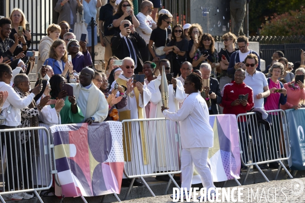 Parcours de la flamme Olympique à Paris