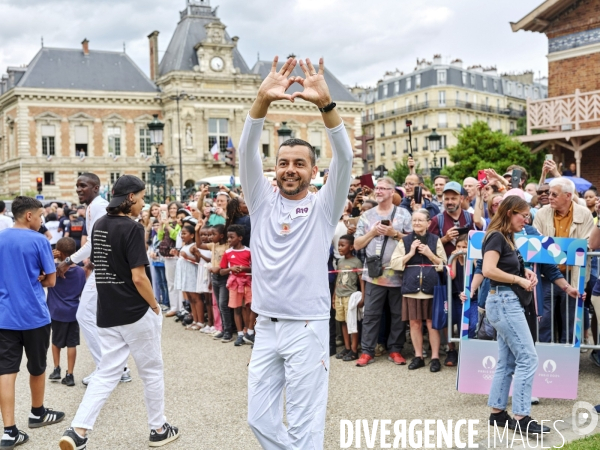 Autour du Parcours de la flamme Olympique à Paris