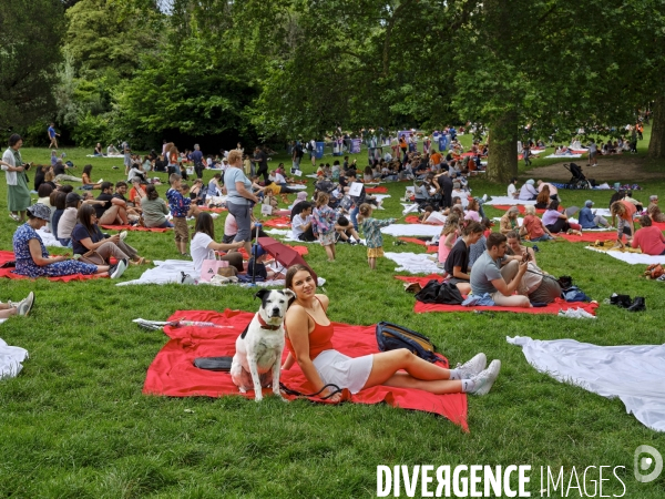 Autour du Parcours de la flamme Olympique à Paris