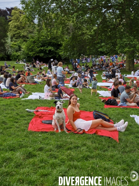 Autour du Parcours de la flamme Olympique à Paris