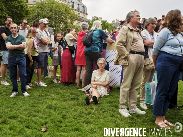 Autour du Parcours de la flamme Olympique à Paris