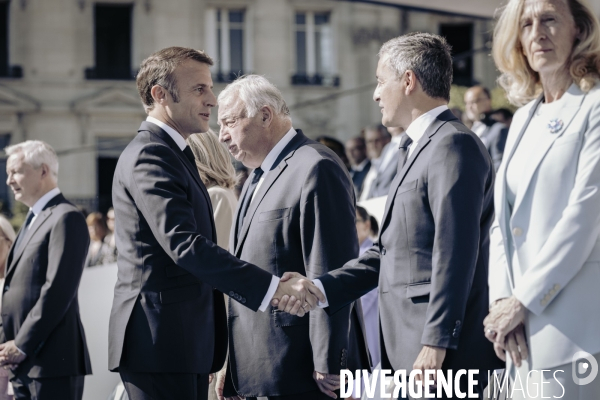Défilé du 14 juillet sur l’avenue Foch.