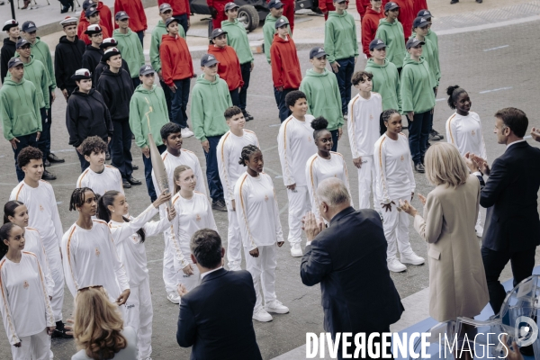 Défilé du 14 juillet sur l’avenue Foch.